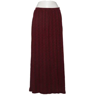 Jupe longue (Rouge, Noir) de Cora Kemperman Élasthane, Viscose, Laine