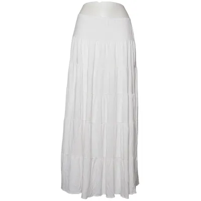 Maxi rok (Wit) van Beach Time Elastaan, Viscose