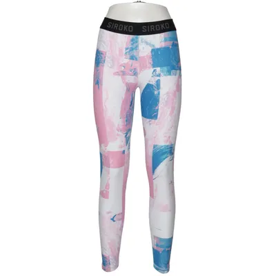 Collants de sport (Rose, Bleu, Blanc, Multicolore) de Siroko Élasthane, Polyester