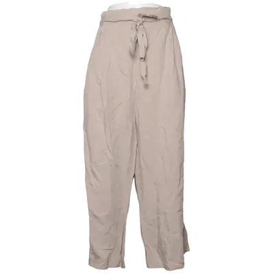 Palazzo pants (Beige) from Deerberg Linen, Lyocell