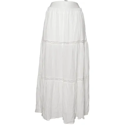 Maxi rok (Wit) van Divided by H&M Viscose, Polyester