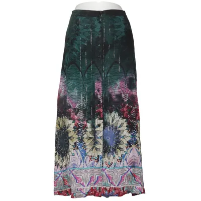 Skirt (Black, Multicolored) from Desigual Elastane, Metallic fiber, Viscose