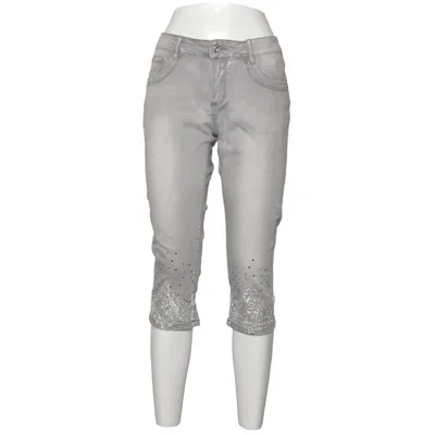 Jean (Gris) de Onado Coton, Élasthane, Polyester