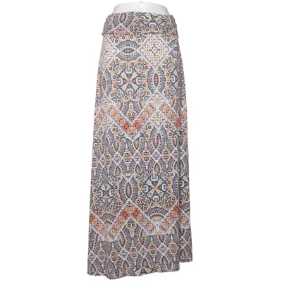 Långkjol (Blå, Gul, Vit) från Cynthia Rowley Elastan, Viskos