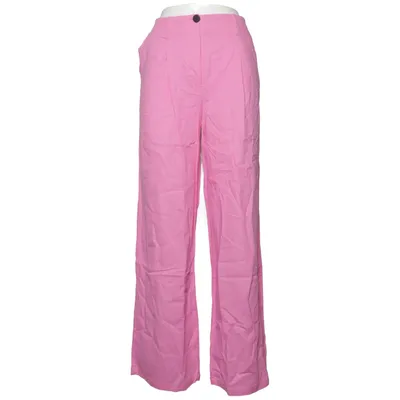 Pants (Pink) from Bershka Linen, Viscose