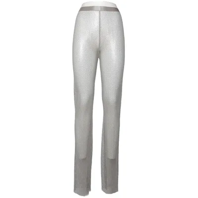 Netzstrumpfhose (Silber) von Calzedonia Elasthan, Polyester