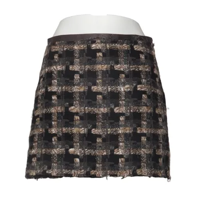 Jupe (Noir, Beige, Gris) de Milly of New York Acétate, Acrylique, Angora, Polyamide, Soie, Laine