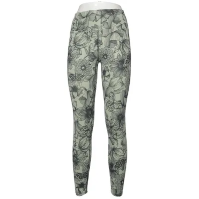 Sports tights (Green, Black) from Trigema Elastane, Polyester