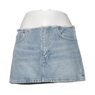 Denim skirt (Blue) from Grlfrnd Cotton