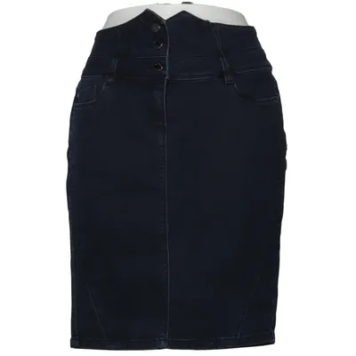 Denim skirt (Blue) from International Cotton, Elastane, Polyester