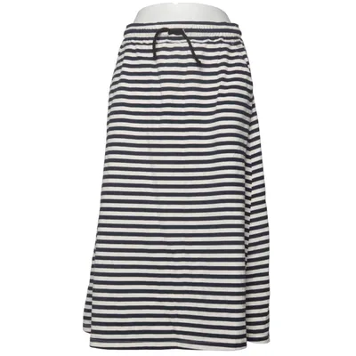 Långkjol (Blå, Vit) från Wendy Trendy Bomull