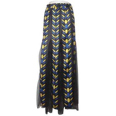 Långkjol (Svart, Blå, Gul, Flerfärgad) från Liebesglück Polyester