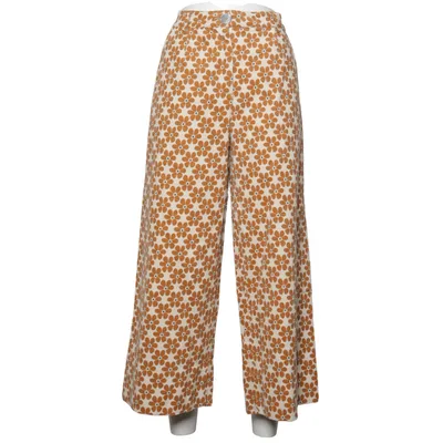 Corduroy broek (Wit, Bruin) van Meisïe Katoen