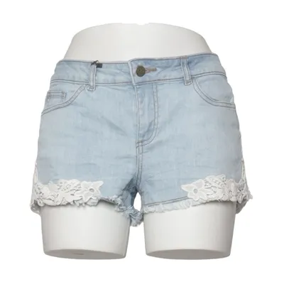 Denim shorts (Blue, White) from Buffalo London Cotton, Elastane