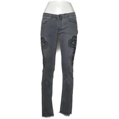 Jean (Gris, Noir) de Fashion Victim Coton, Élasthane