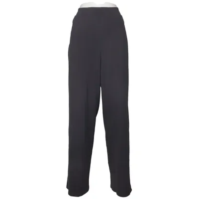 Palazzo pants (Black) from Ninepine Elastane, Recycled polyester