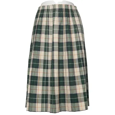 Skirt (Green, White) from Damart Polyester, Viscose