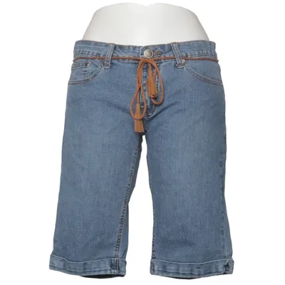 Short en jean (Bleu) de One Love Denim Coton, Élasthane, Polyester