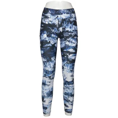 Sports tights (Blue, Black, White) from Dharmabums Elastane, Polyester