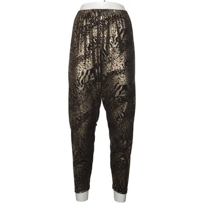 Leggings (Black, Gold) from Klaus Modelle Elastane, Polyester