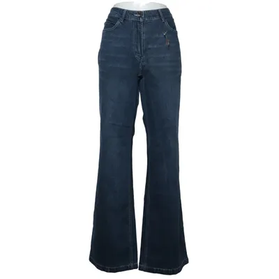 Jeans (Blå) fra Cecilia Classics Bomuld, Elastan