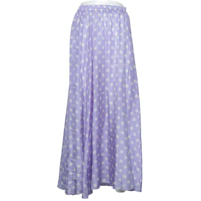 Jupe longue (Violet, Blanc) de Jucca