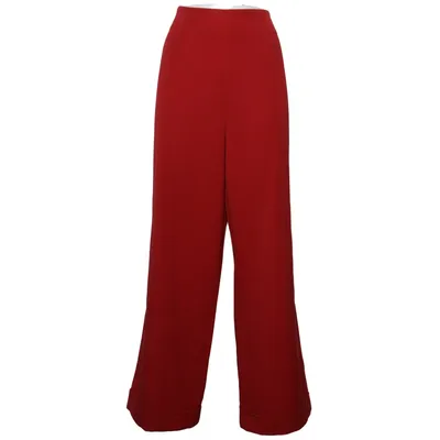 Culottes (Red) from The House of Foxy Elastane, Polyester, Viscose