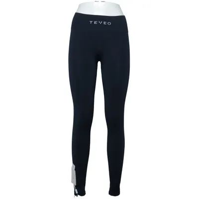 Collants de sport (Noir) de Teveo Élasthane, Polyamide, Polyester