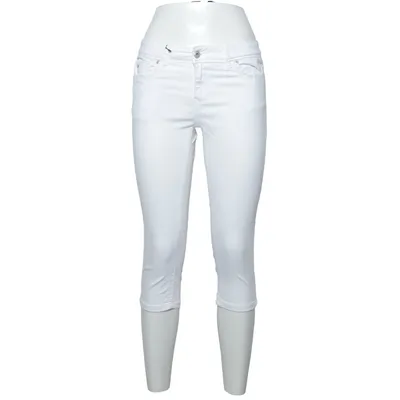 Three-quarter pants (White) from Kaporal Cotton, Elastane