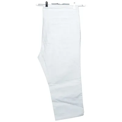 Trekvartsbyxor (Vit) från Janina Denim Bomull, Elastan