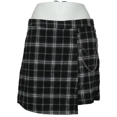Skort (Sort, Hvid) fra Clockhouse Elastan, Polyester, Viscose