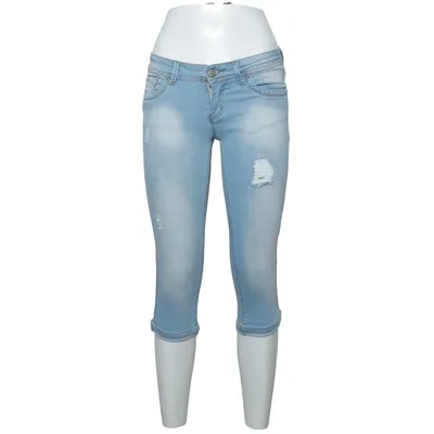 Spijkerbroek (Blauw) van Daysie Katoen, Elastaan, Polyester, Viscose