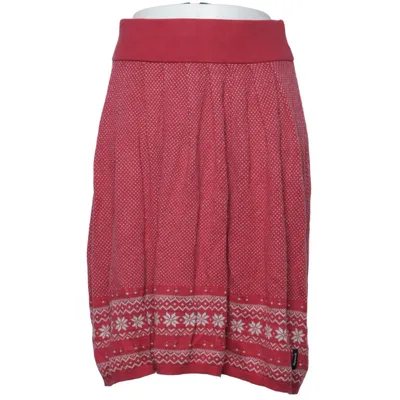 Jupe (Rouge, Blanc) de Alprausch Coton, Polyamide, Viscose, Laine