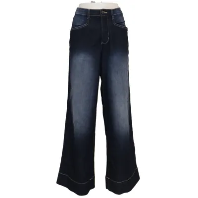 Jeans (Blå) från John Baner Bomull, Elastan, Polyester