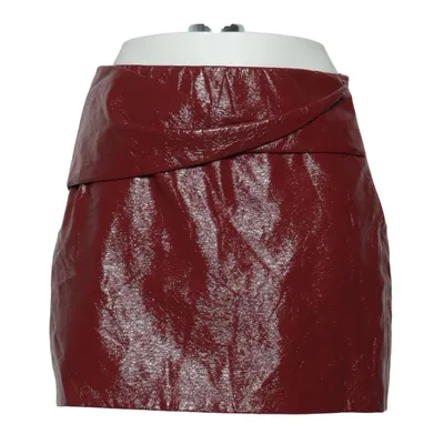 Vinyl rok (Rood) van Zara Polyester