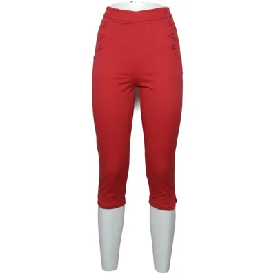 Driekwart broek (Rood) van Voodoo Vixen Katoen, Elastaan