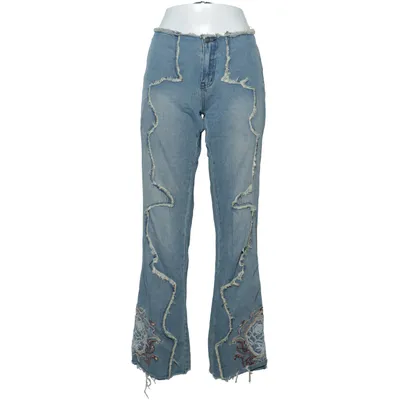 Jeans (Blue) from Jaded London Cotton