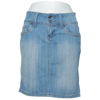 Spijkerrok (Blauw) van Monday Katoen, Elastaan, Polyester