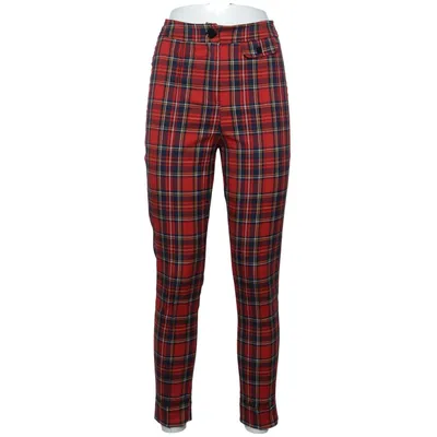 Pants (Red, Blue, Yellow) from Bershka Elastane, Polyester, Viscose