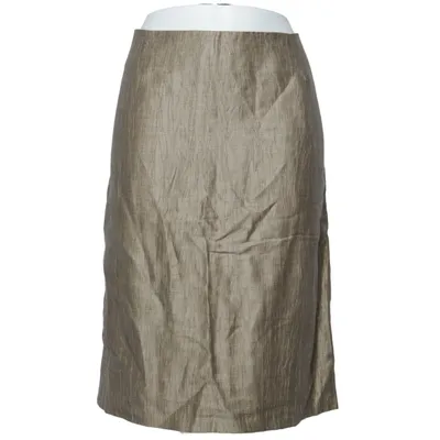 Nederdel (Beige) fra Newhouse Acetat, Linned, Polyester