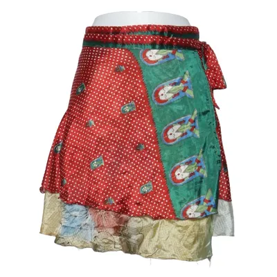 Wikkelrok (Rood, Groen, Meerkleurig) van Be Exclusive Zijde