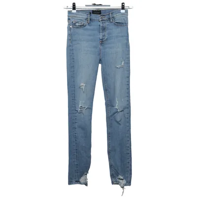 Jeans (Blå) fra Black Orchid Bomuld, Elastan, Polyester