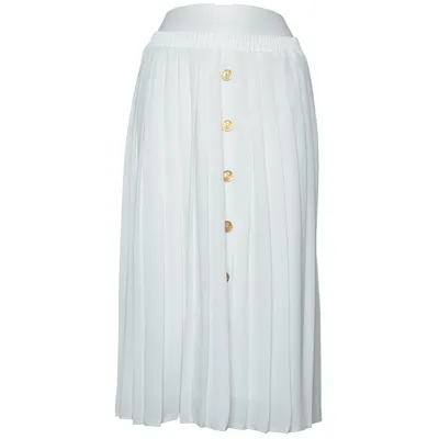 Maxi nederdel (Hvid) fra Frankenwälder Polyester