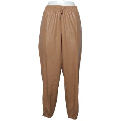 Broek (Beige) van Paper Moon Polyester, Polyurethaan