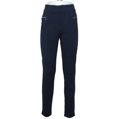 Pants (Blue) from Monaco Blue Elastane, Polyester