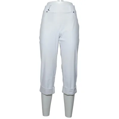 Pantacourt (Blanc) de Helena Hart Coton, Élasthane, Polyester