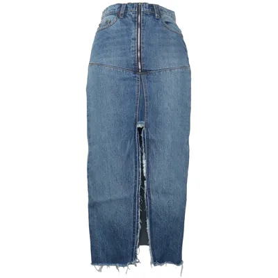Jeanskjol (Blå) från The Kooples Bomull, Polyester