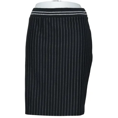 Jupe (Noir, Blanc) de Aniston Élasthane, Fibre métallique, Polyester, Viscose