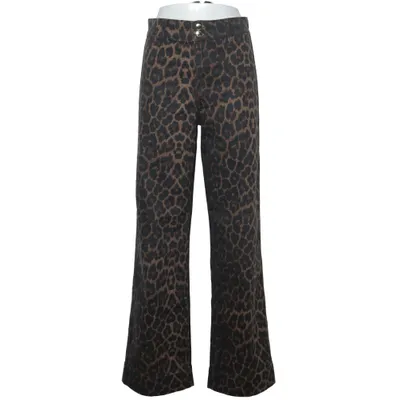 Jeans (Braun, Mehrfarbig) von H&M Baumwolle, Elasthan