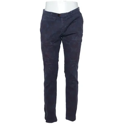 Chinos (Brown, Blue) from La Cible Rouge Cotton, Elastane